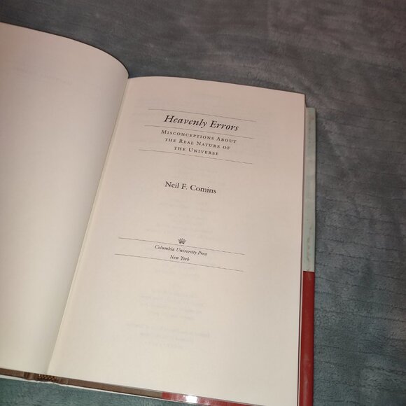 Book Heavenly Errors Neil F Comins Space Universe Non-Fiction Misconceptions - Picture 6 of 14